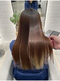 ブリーチ、パーマ履歴のツヤツヤサラサラストレート3選！