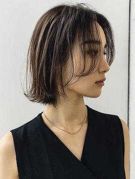 ヘッズ 市川(HEADS ex) 髪質改善 脱白髪染め ボブ 市川