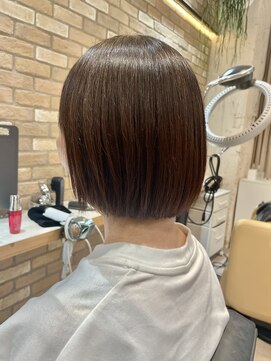 ゼスト 三鷹店(ZEST) 似合わせカット髪質改善レイヤー酸性縮毛矯正ボブ/三鷹/みき