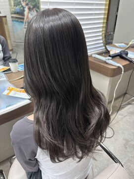 ボタン ハカタ(VOTAN hakata) 博多美容室/チャコールグレー/透明感カラー/レイヤーカット