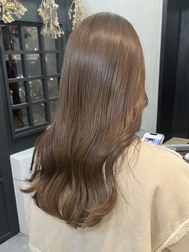 ノエル 池袋店(noel) 【noel】manami×ブリーチなし　ミルクティーベージュ