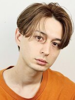 アズ ワン(AS ONE)&nbsp;韓国ヘアコンマバング韓国マッシュセンターパートフェザーパーマ