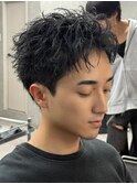 スパイキーショート/短髪/ツーブロック/メンズ/men's
