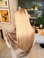 ヘアー アレス(hair ales) ブロンド ブリーチ 抜きっぽなし