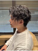 センターパート×波巻きツイスパMIX【Lond伊藤メンズ】