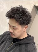 スパイキーショート ピンパーマ