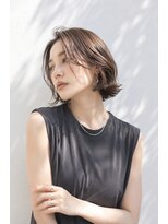 アッシュ 学芸大学店(Ash) ボブ/髪質改善カラー/おとな女性/グレージュ/脱白髪染め