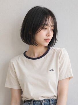 タヒエ 松屋町(tahie) ボブ バレイヤージュ メンズ / ショートパーマ /マッシュパーマ