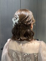 サヴォア(Savoir)&nbsp;ふわっと華やか◎ボブのハーフアップ