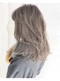 【Marl】フォギーベージュの抜け感セミディ♪