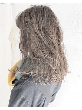 ヘアーアンドアトリエ マール(Hair&Atelier Marl) 【Marl】フォギーベージュの抜け感セミディ♪