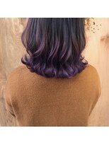 ツイギー 伊賀上ビル店(TWiGGY)&nbsp;ダークなバイオレットグラデーション♪