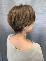 ジエクト 本店(The Ect)&nbsp;白髪染めショート×セシルカット×白髪ぼかしハイライト