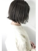 ☆ブリーチなしシアーグレージュ×小顔外ハネボブ☆navile表参道