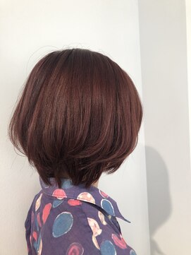 エイトタマプラ たまプラーザ店(EIGHT tamapla) 【EIGHTたまプラ】デザインカラー_切りっぱなしボブ