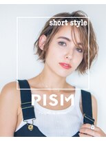 ピズム(PISM) 耳かけニュアンスイメチェンボブ/フォギーベージュ