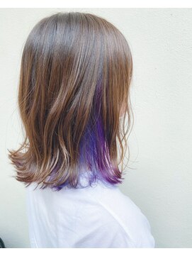 フロート 小阪店(float) インナーカラー_小顔,オリーブカラー,ハイライトカラー