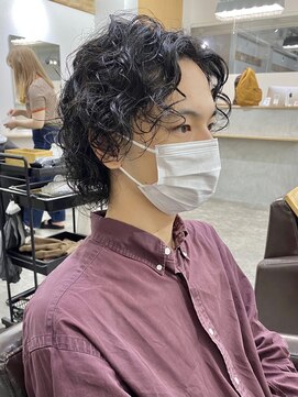 ソイ コンク 下北沢(soi conc) ミディアムメンズパーマ