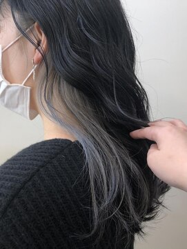 セブンルックス モカ 宇都宮鶴田店(7LOOKS mocha) ブルーグレー×インナーシルバー