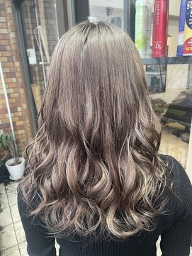 ラビス 浦和(Lovis) デザインカラー/レイヤーカット/ウェットヘア/夏のヘアアレンジ
