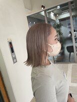 シールドヘアー 沖縄 新都心(C'LD Hair)&nbsp;[C'LD]外はねボブ×ミルクティー