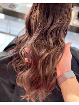 カラット 堺東(CARAT) ガーリー/大人可愛いロングヘア/CARAT堺東/ベージュピンク