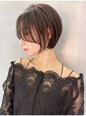 色気アップ大人ショートボブ