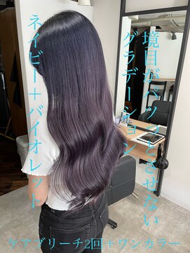 ラフ 難波店(LAFF) #黒髪#ボブルフ#ネビージュ#小顔#ワンレン