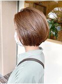 洗練されたショートボブ
