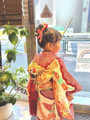 七五三 着物 3歳 おも