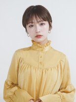 オンク 新宿(onk)&nbsp;黒髪/グレーベージュ/レイヤーロング/前髪パーマ[新宿駅]