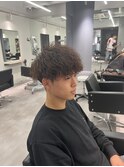 【メンズ】縦落ちツイストスパイラルパーマ