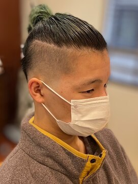 スカイ 亀戸店 (sky) ハイライト/マッシュパーマ/アッシュブラック<理容室>[亀戸]