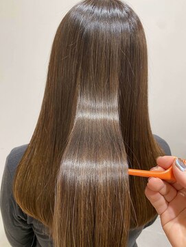 ノーティス(noTice) 20代30代大人可愛い髪質改善艶感ミルクティーベージュ小顔ミディ