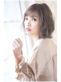 ミディアムレイヤーボブ