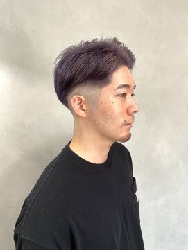 ウェイズ(WAYS) スキンフェードとパープルカラー