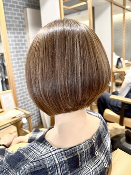 クラップス 京急富岡(CLAPS) ダブルカラーショートボブインナーカラーハイライトケアブリーチ