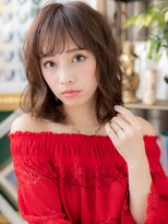 カバーヘア ブリス 上尾西口店(COVER HAIR bliss)&nbsp;大人可愛いくせ毛風ウェーブ巻きくびれヘアh3上尾20代30代40代