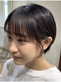ショートボブ/ショート/前髪/レイヤー/髪質改善トリートメント