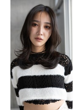 ホロン 池袋(HOLON) 池袋HOLON【黒髪レイヤー/レイヤーカット/くびれミディアム】