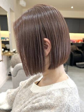 ヘアデザイン ファブロ(hair design FABRO.) ◎ミニボブ/ピンクブラウン/髪質改善/縮毛矯正