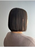 【堀田 奈穂】あご下ボブ/オリーブアッシュ/酸熱カラー/