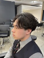 ニアウ 伊勢崎連取店(Niau)&nbsp;メンズマッシュフェザーパーマメンズパーマ