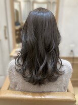 ジップ 土気あすみが丘店(ZIP)&nbsp;ブリーチなし/透明感カラー/ブルーグレーアッシュブルーブラック