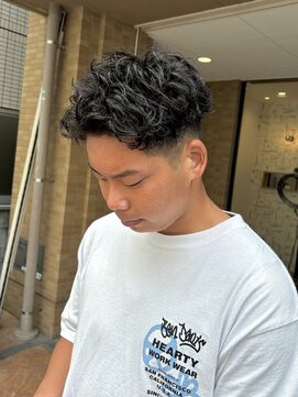 ヘアガーデン オフ(hair garden off) ピンパーマ/メンズショートパーマ/無造作ショート/メンズパーマ