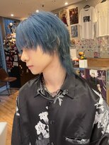 トーキョー オタクヘアー(TOKYO OTAKU HAIR)&nbsp;くすみブルー/ウルフカット