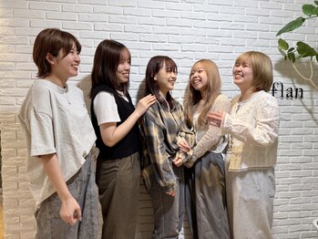 フラン(flan)の写真/女性スタッフ中心でやわらかな空間。ケア/髪質改善・白髪ケアetc...女性ならではの目線でカウンセリング◎