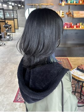 リンダイーロ(Linda Hiro) 【札幌円山】インナーカラー/ブルー/推しカラー