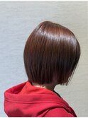 秋に合わせたボブスタイル