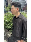 シルエットがかっこいいカジュアルなバーバースタイル